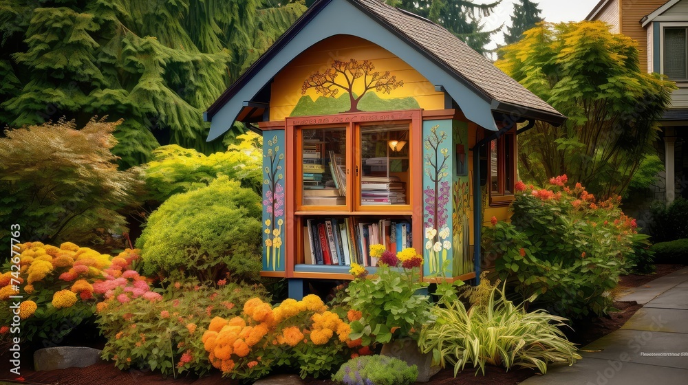 sharing little free library